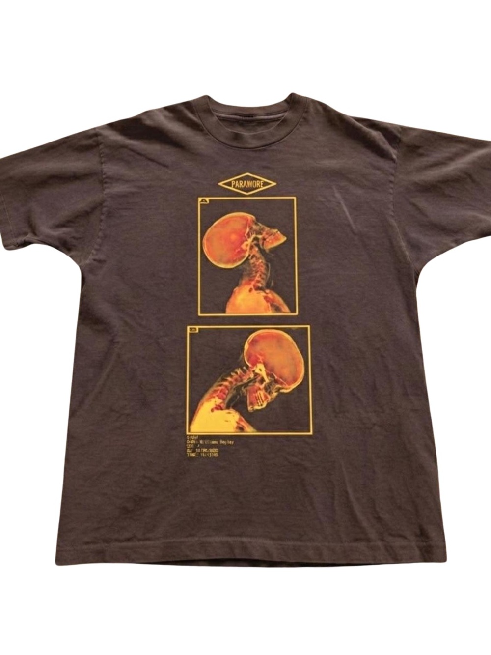 Gildan Brown Graphic Band T-Shirt